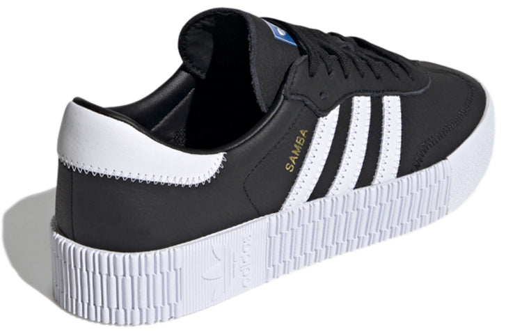 (WMNS) adidas Sambarose 'Black White' FV0766