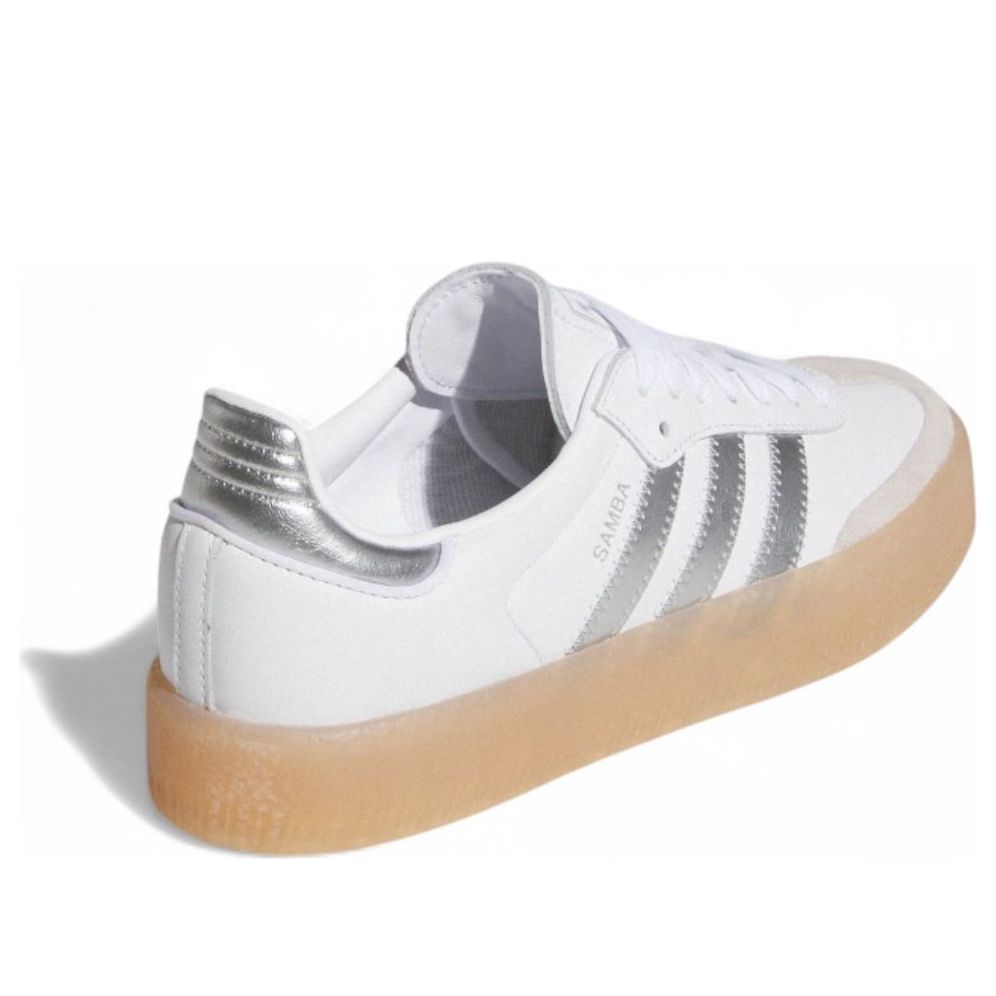 (WMNS) adidas Sambae 'White Silver Gum' JQ8412