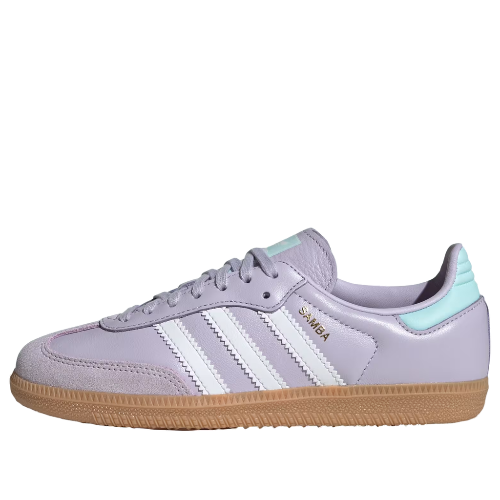 (GS) adidas Samba OG 'Silver Dawn White Aqua' IH2872
