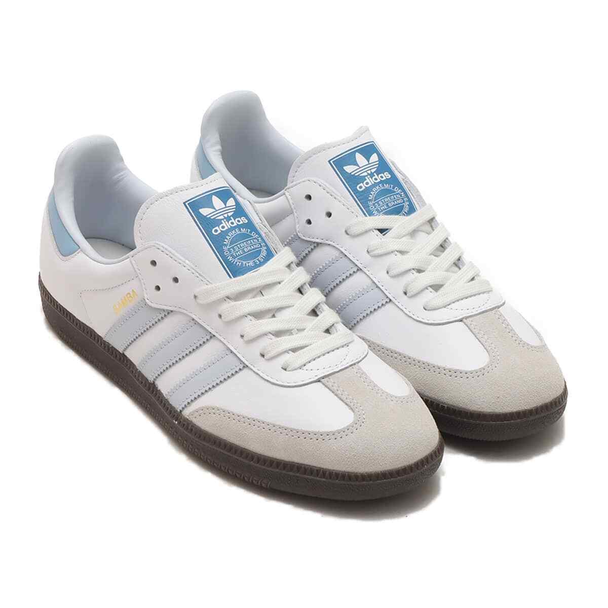 adidas Samba OG 'White Halo Blue Gum' ID2055